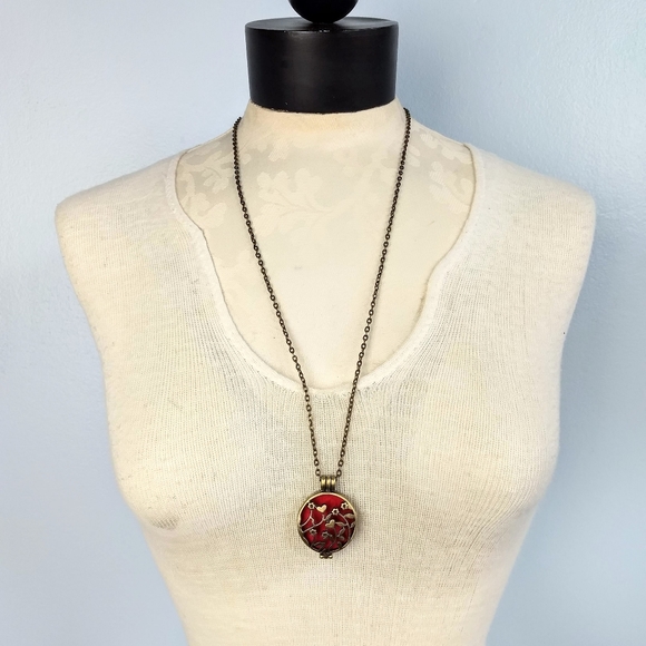 Aromatherapy Necklace w/ Interchangeable Colours - Picture 2 of 3